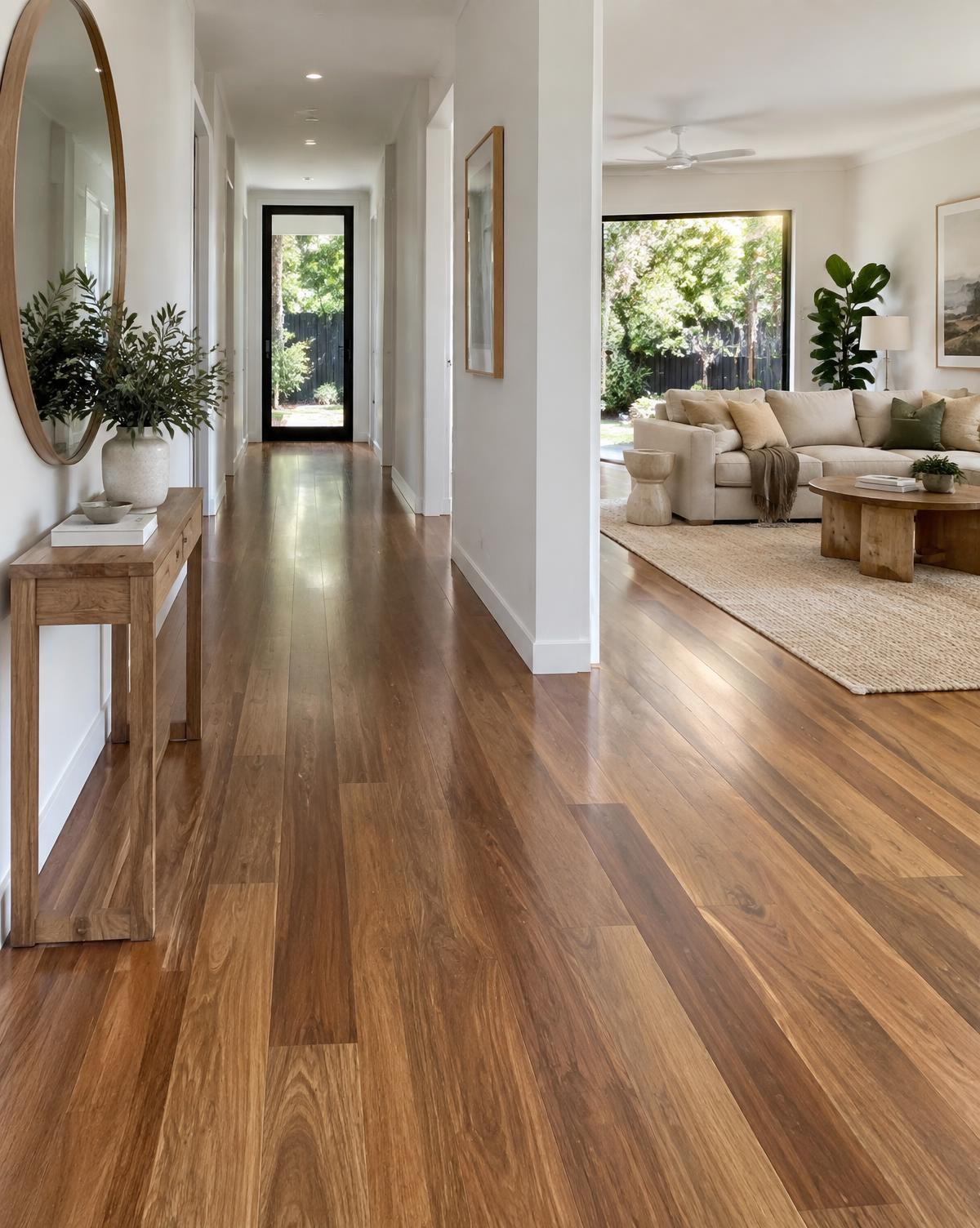 Australian Timber flooring in a residential interior